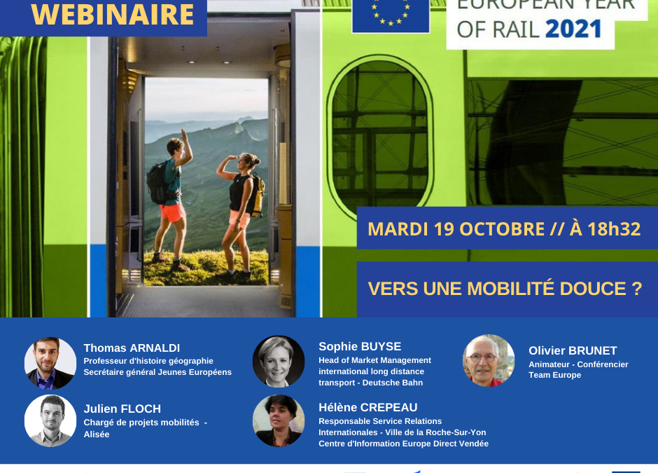 Webinaire – L’année européenne du rail : vers une mobilité douce ?