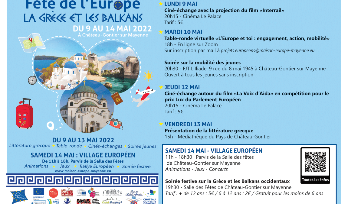 9 au 14 mai : Fête de l’Europe à Château-Gontier